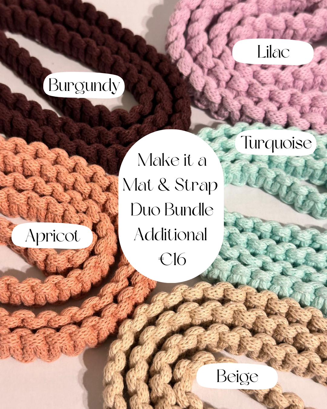 Curved shape Yoga/Pilates Mat | Non Slip | Hand Drawn Design