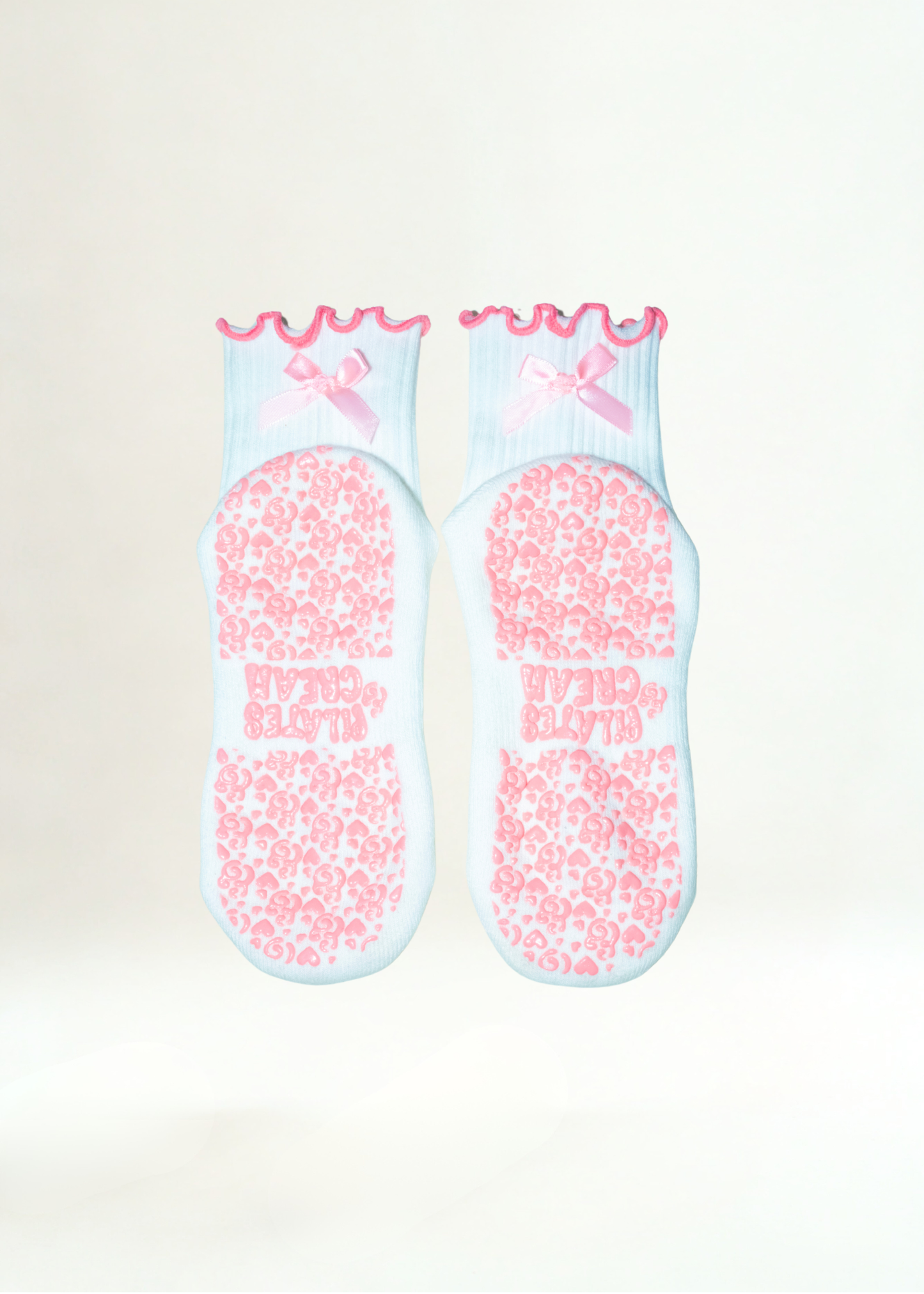 The Sydney fashion Pilates grip socks — close-up detail by Pilates & Cream