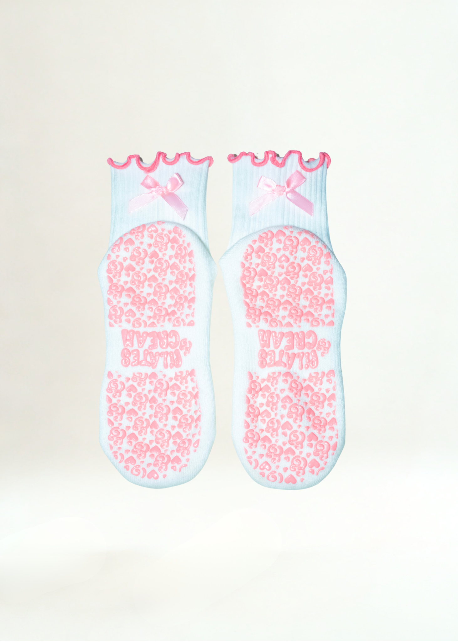 The Sydney fashion Pilates grip socks — close-up detail by Pilates & Cream