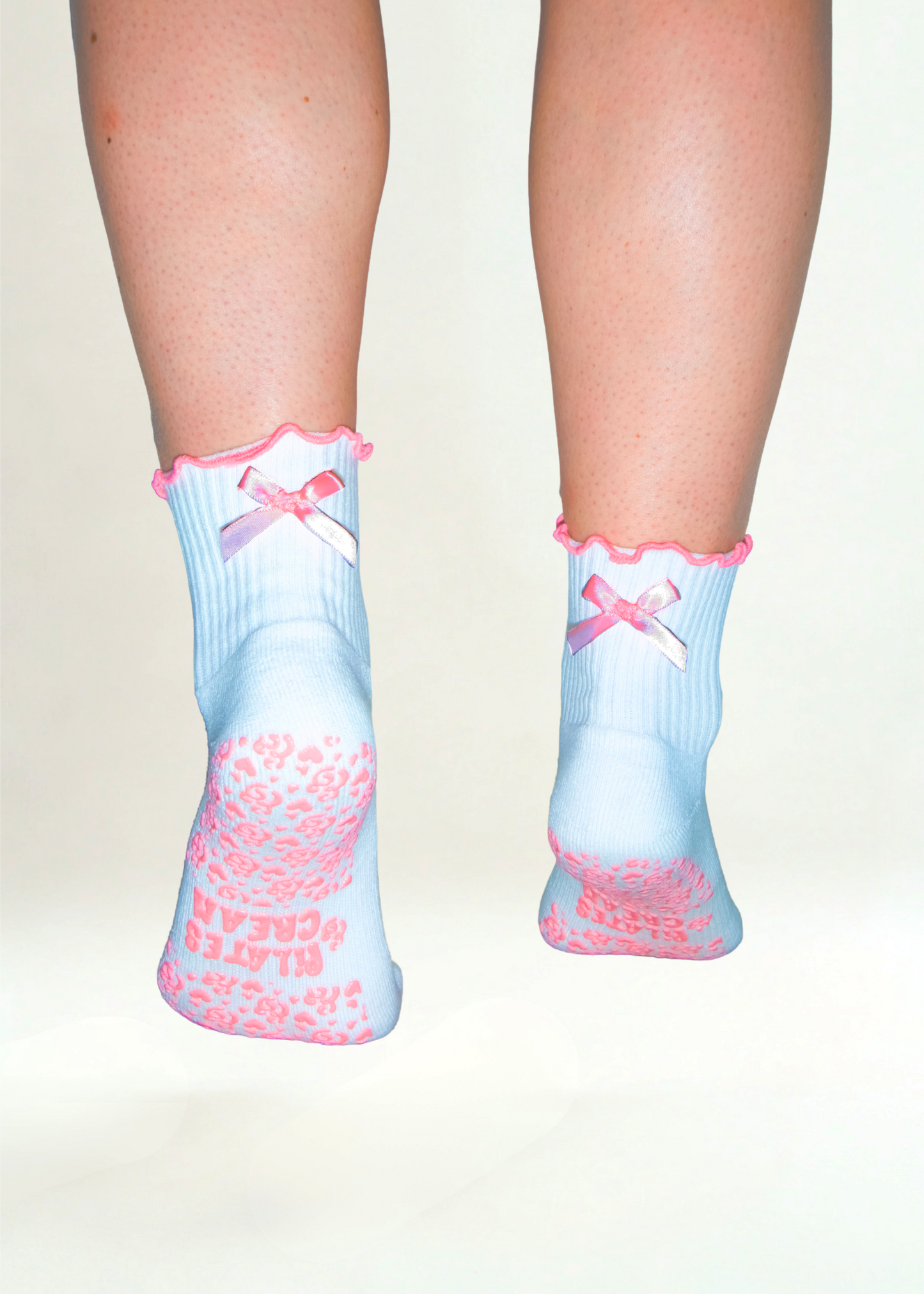 The Sydney fashion Pilates grip socks — styled flatlay by Pilates & Cream
