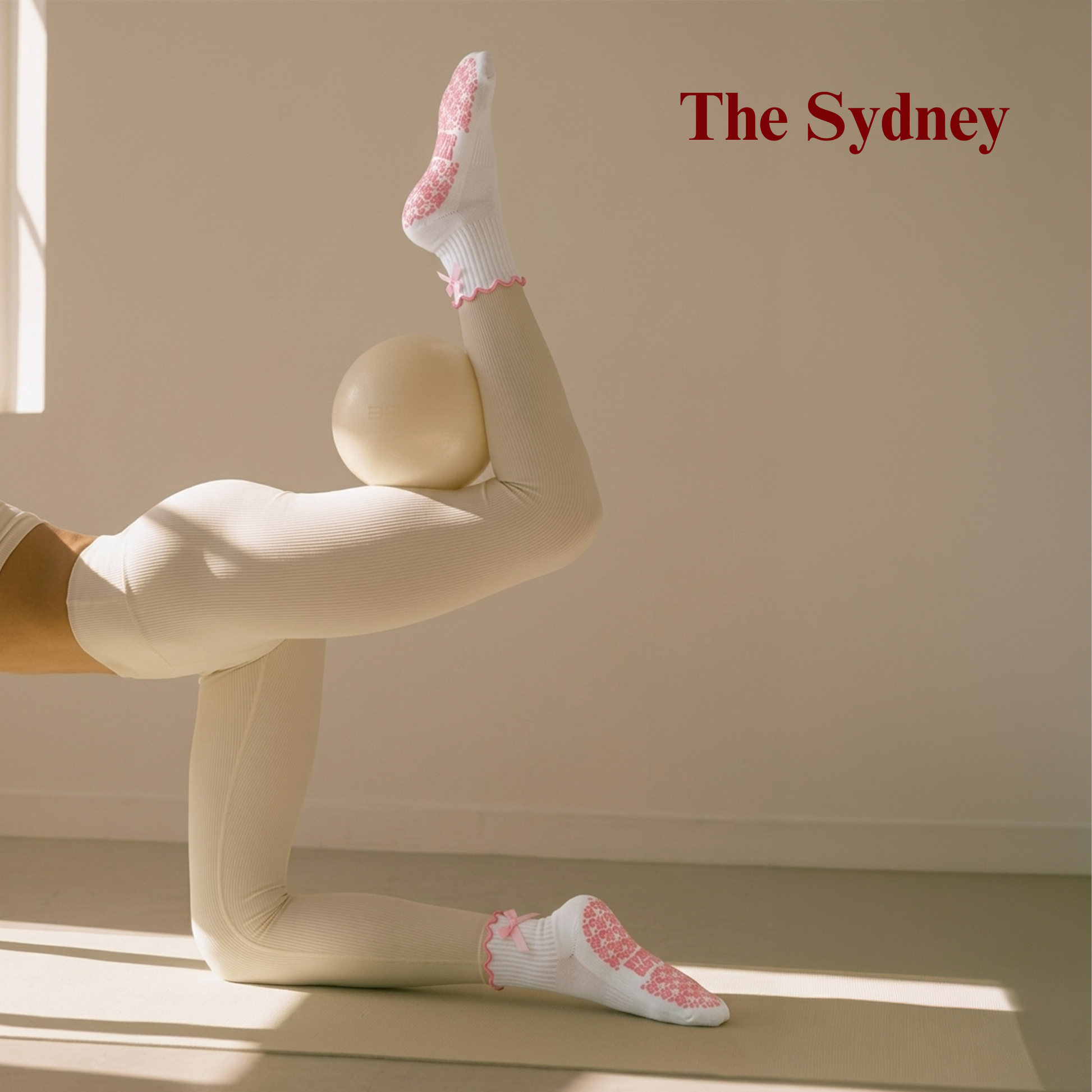 The Style Edit Pilates grip socks bundle — individual designs by Pilates & Cream