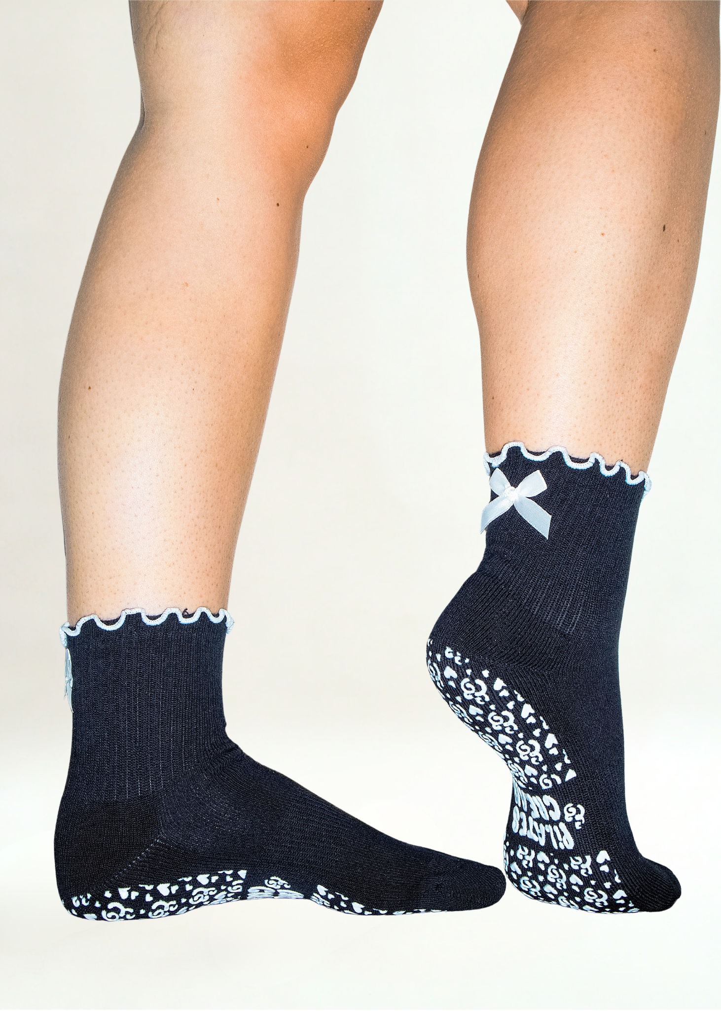 The Hailey minimal Pilates grip socks — sole grip detail by Pilates & Cream