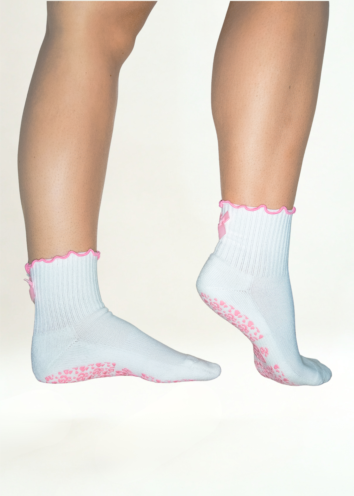 The Sydney fashion Pilates grip socks — sole grip detail by Pilates & Cream