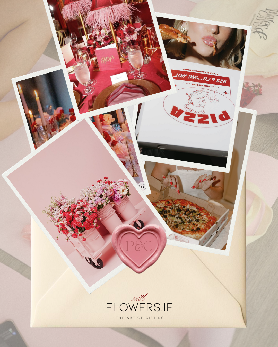 Drop 2 | Galentines Event | Pizza & Flower bar with Flowers.ie