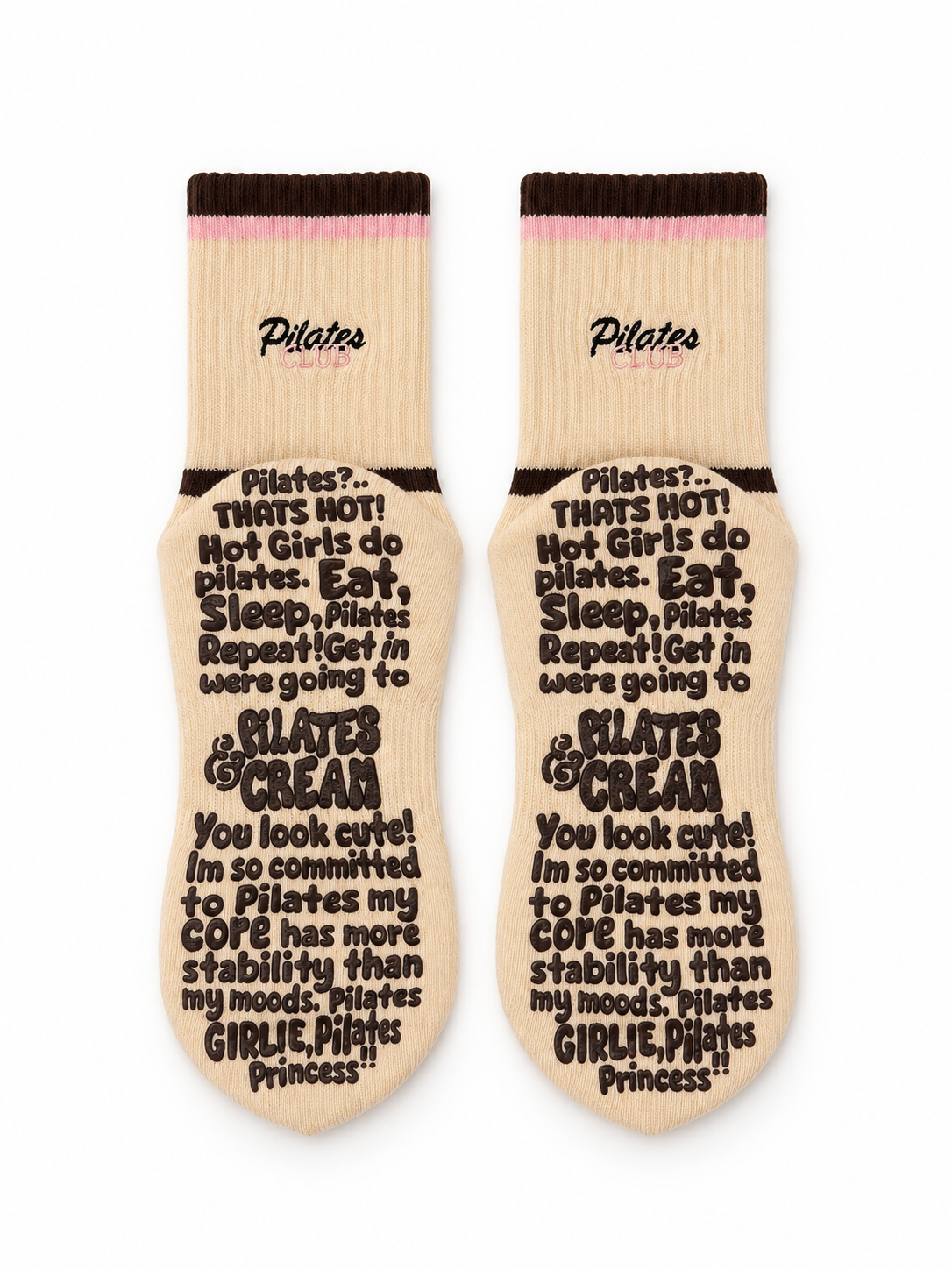 The Bella | Fashion Pilates Grip Socks