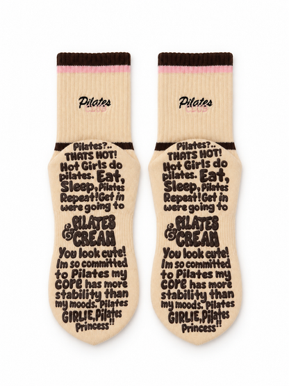 The Bella | Fashion Pilates Grip Socks
