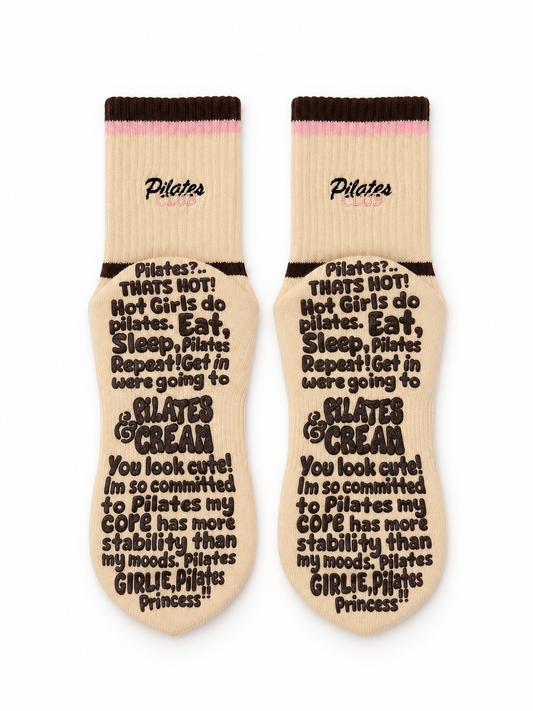 The Bella | Fashion Pilates Grip Socks