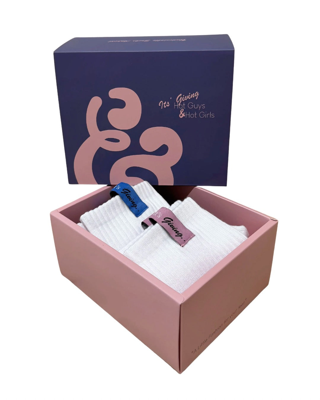 Its Giving "Hot Guys & Hot Girls" | His & Her Fashion Grip Socks