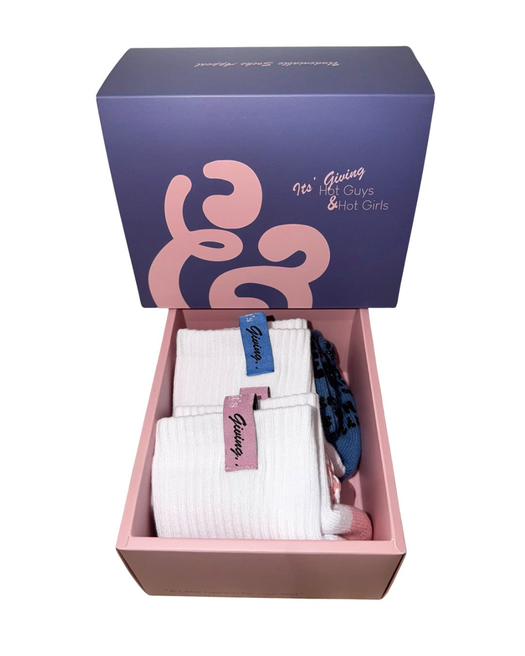 Its Giving "Hot Guys & Hot Girls" | His & Her Fashion Grip Socks