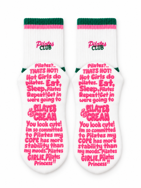 The Lizzie | Fashion Pilates Grip Socks