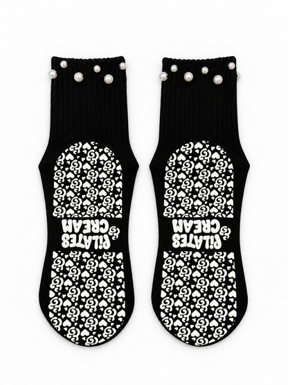 The Marilyn | Fashion Pilates Grip Socks
