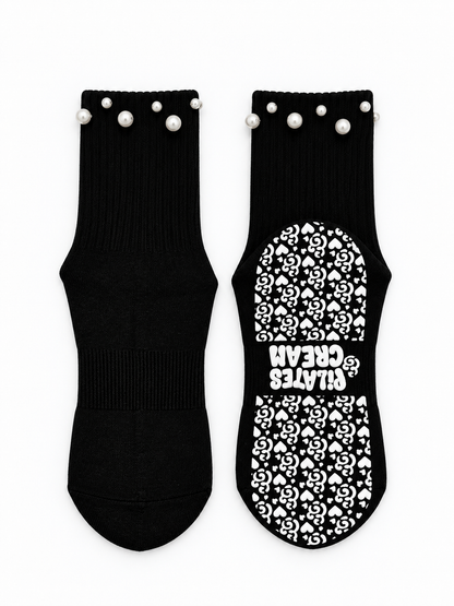 The Marilyn | Fashion Pilates Grip Socks