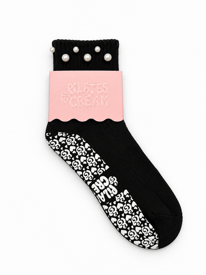 The Marilyn | Fashion Pilates Grip Socks