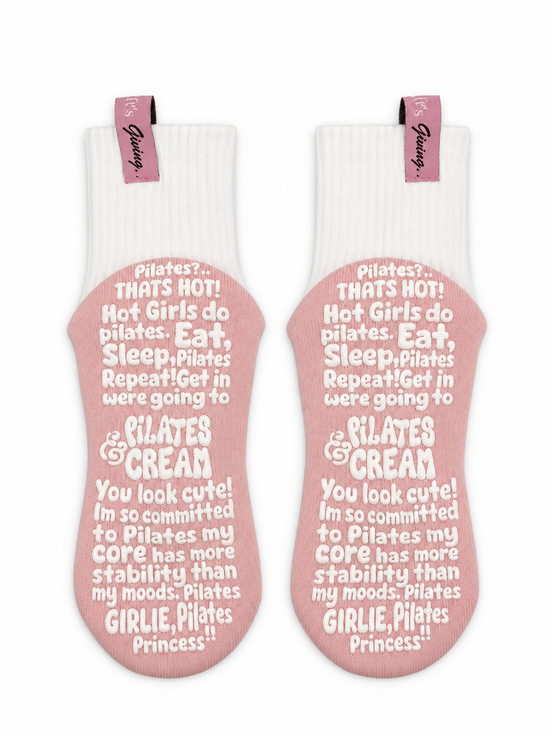 The Taylor | Fashion Pilates Grip Socks