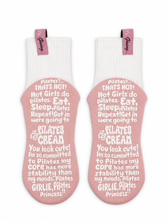 The Taylor | Fashion Pilates Grip Socks