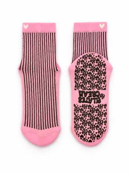 The Dolly | Fashion Pilates Grip Socks