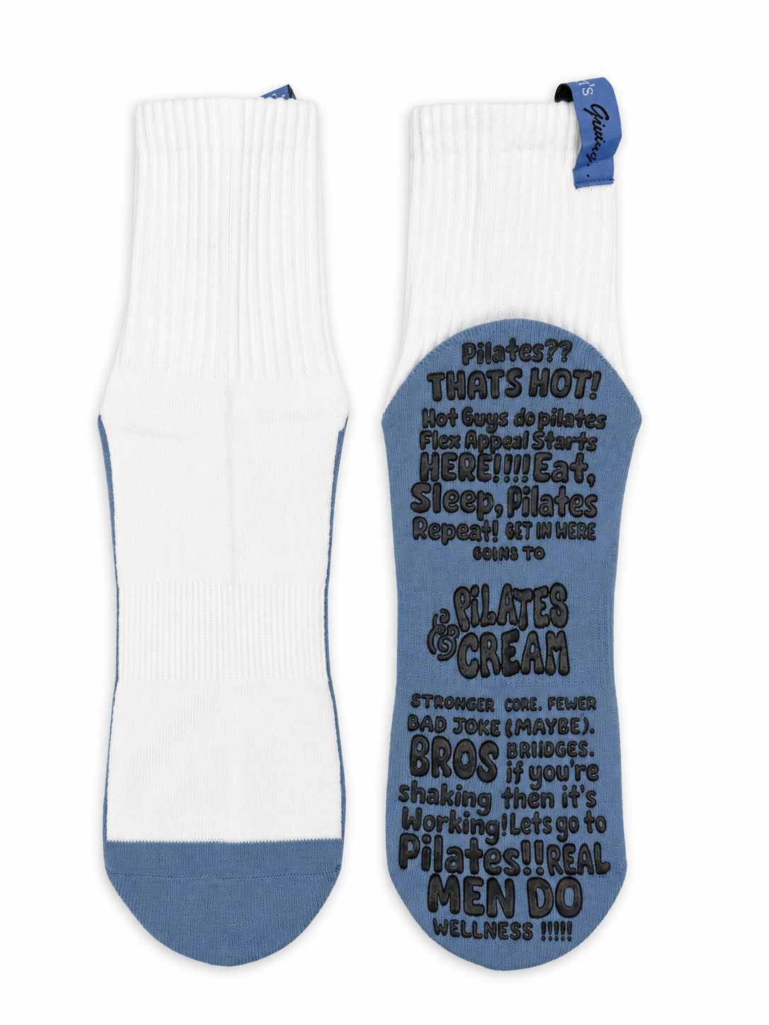 The Travis | Mens Fashion Pilates Grip Socks