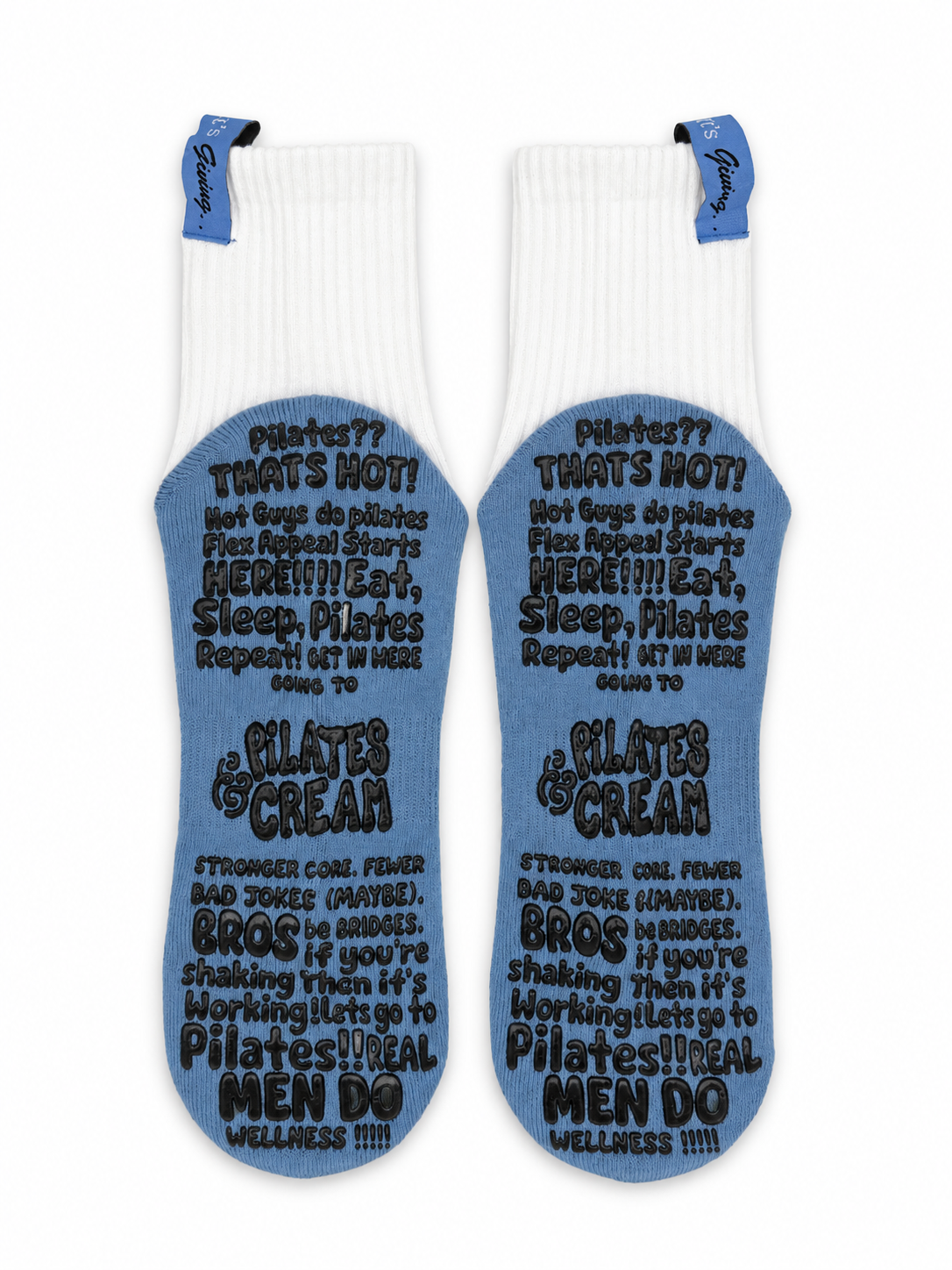 The Travis | Mens Fashion Pilates Grip Socks