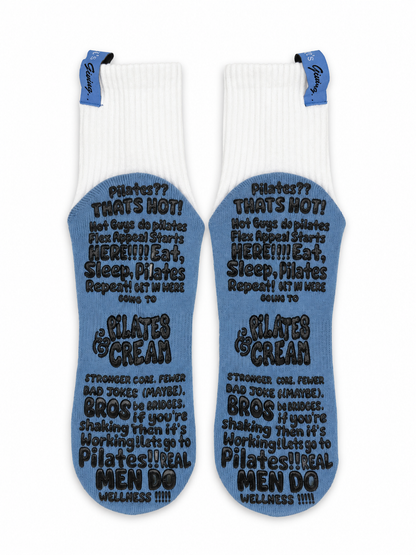 The Travis | Mens Fashion Pilates Grip Socks