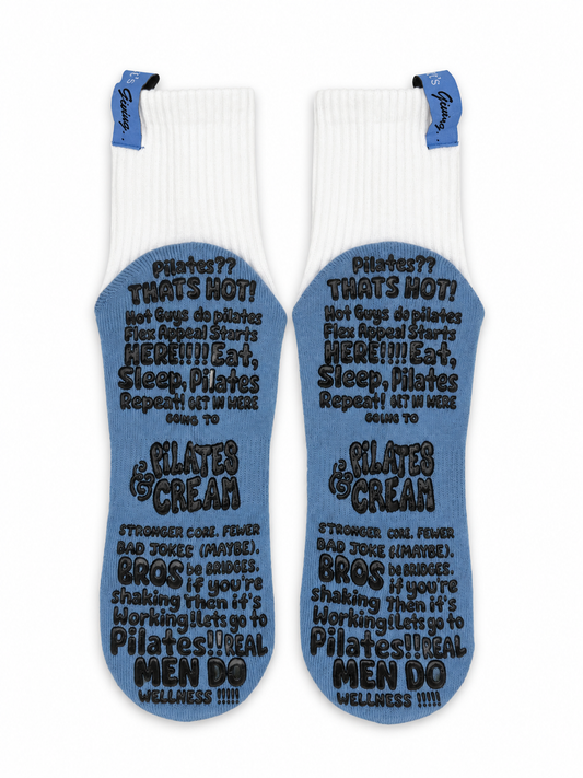 The Travis | Mens Fashion Pilates Grip Socks